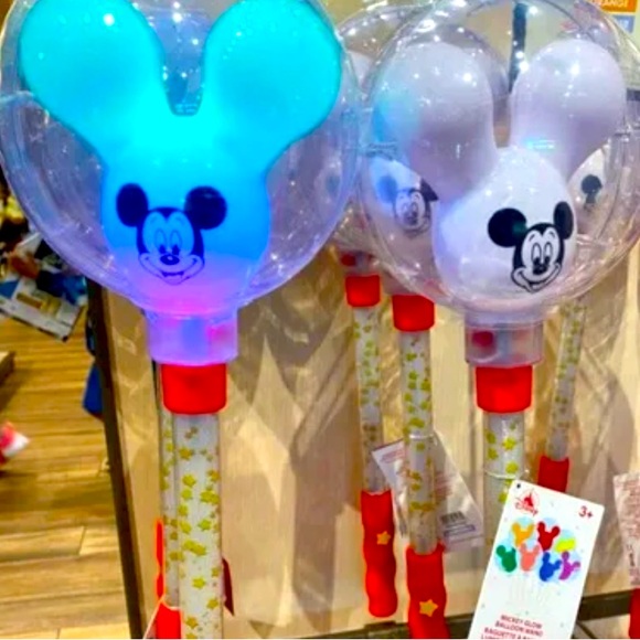 Disney Parks Mickey Mouse Balloon Glow Light Up 22" Wand NEW W/PROTECTIVE COVER - Picture 3 of 11